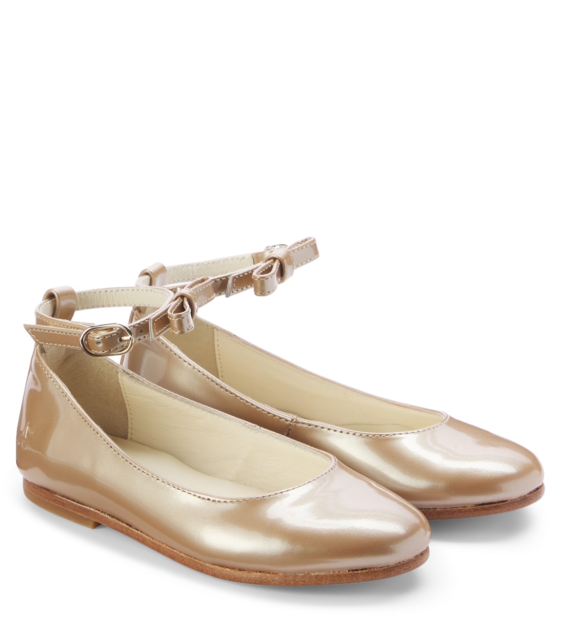 Кожаные балетки Gayle с бантом Bonpoint, Galet
Кожаные балетки Gayle с бантом Bonpoint, Galet