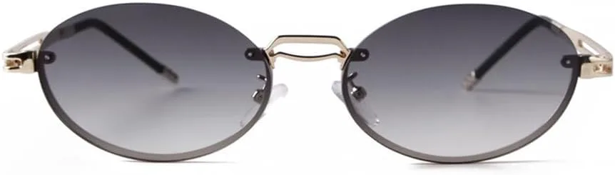 Ретро-солнцезащитные очки без оправы, маленькие круглые, женские, в морском стиле, винтажные, в стиле хип-хоп, универсальные HVTVTLA, C2 Gold Double Grey
Ретро-солнцезащитные очки без оправы, маленькие круглые, женские, в морском стиле, винтажные, в стиле хип-хоп, универсальные HVTVTLA, C2 Gold Double Grey