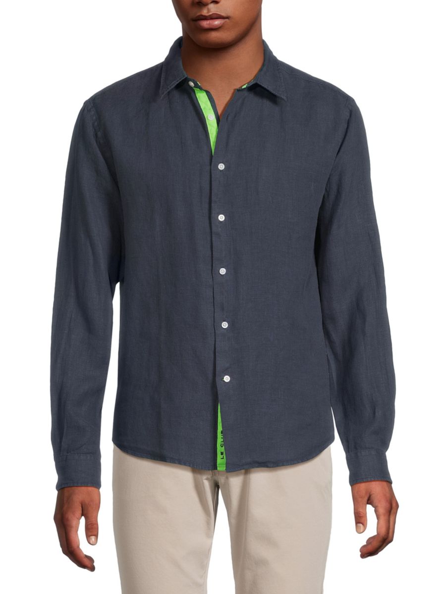 Льняная рубашка Питера Le Club Original, темно-синий
Льняная рубашка Питера Le Club Original, темно-синий