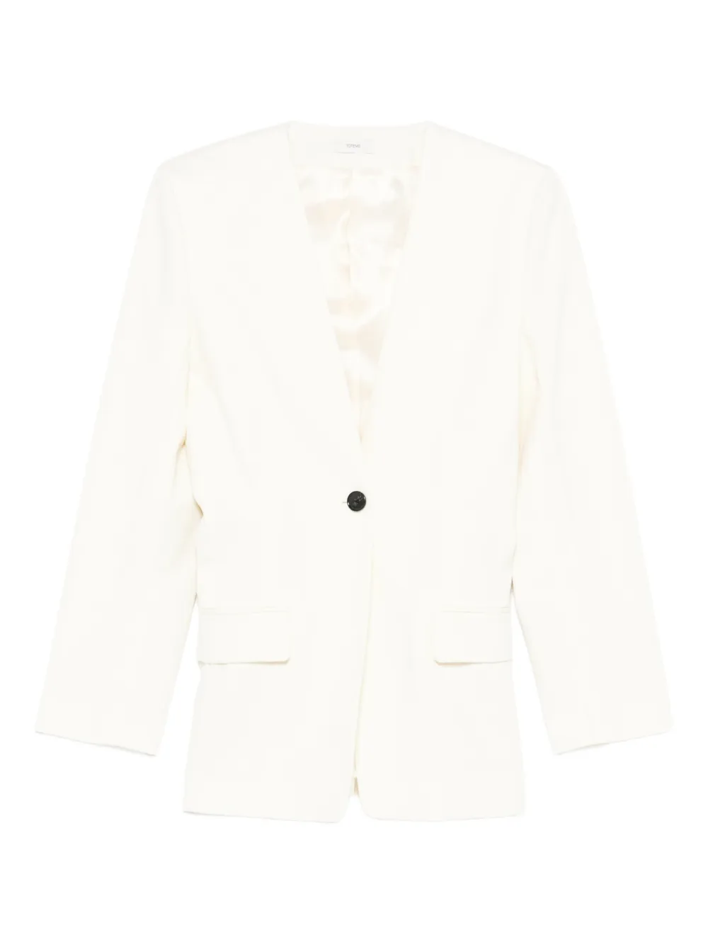 Свободный пиджак на пуговицах Toteme, кремовый
Свободный пиджак на пуговицах Toteme, кремовый