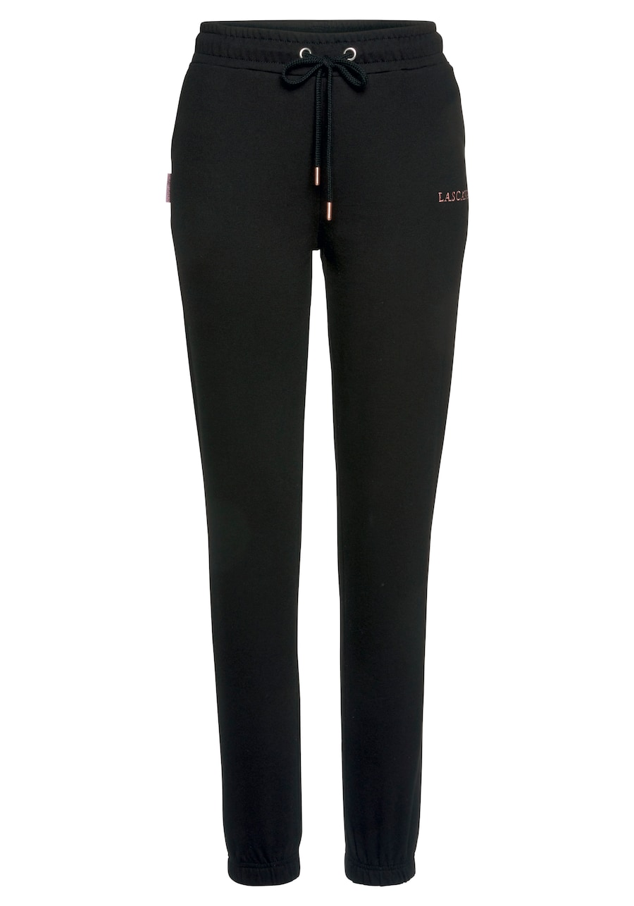 Зауженные брюки LASCANA, черный
Зауженные брюки LASCANA, черный
