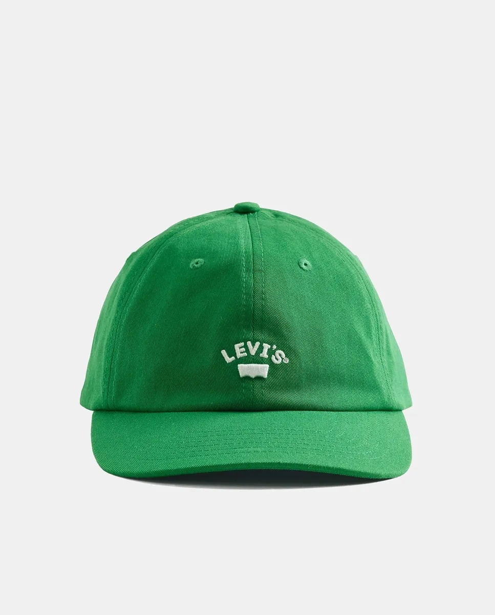 Хлопковая кепка с вышитым логотипом спереди Levi'S, зеленый
Хлопковая кепка с вышитым логотипом спереди Levi'S, зеленый
