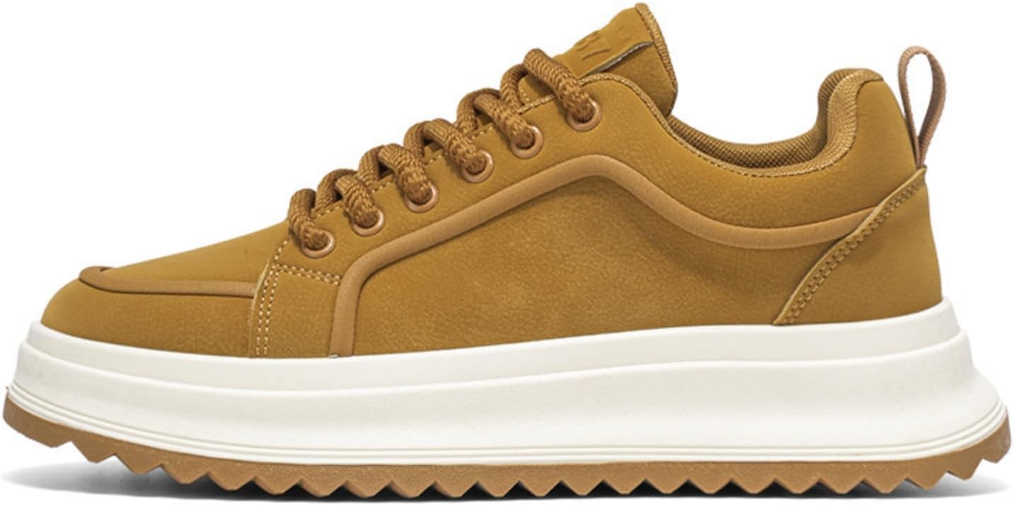 Мужские модные кожаные кроссовки HOUDBDOL на шнуровке, легкие, мягкие, с круглым носком, для ходьбы, с комфортной платформой, спортивные, для прогулок, уличного стиля, повседневного использования и катания на скейте, бежевый
Мужские модные кожаные кроссовки HOUDBDOL на шнуровке, легкие, мягкие, с круглым носком, для ходьбы, с комфортной платформой, спортивные, для прогулок, уличного стиля, повседневного использования и катания на скейте, бежевый