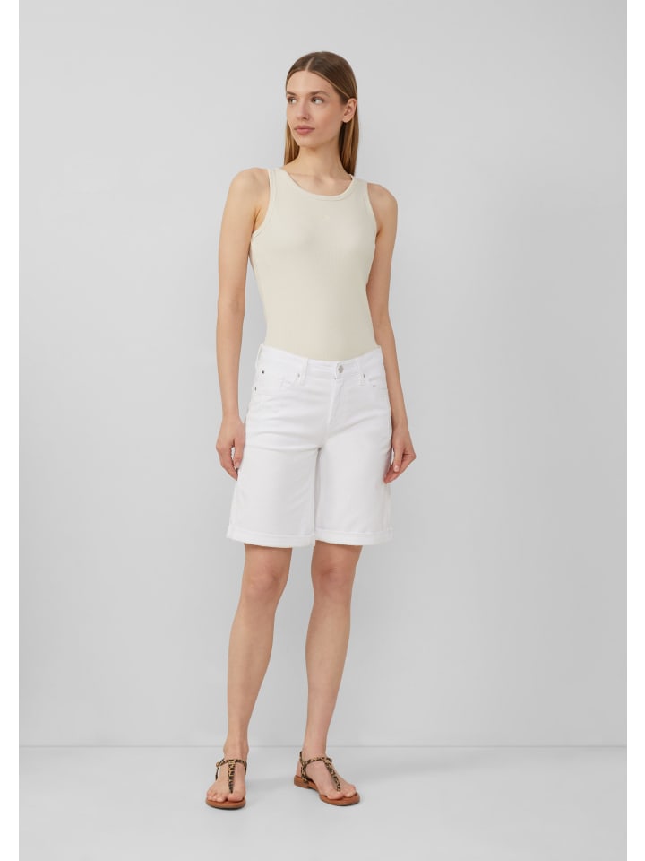 Джинсовые шорты s.Oliver, белый 
Джинсовые шорты s.Oliver, белый