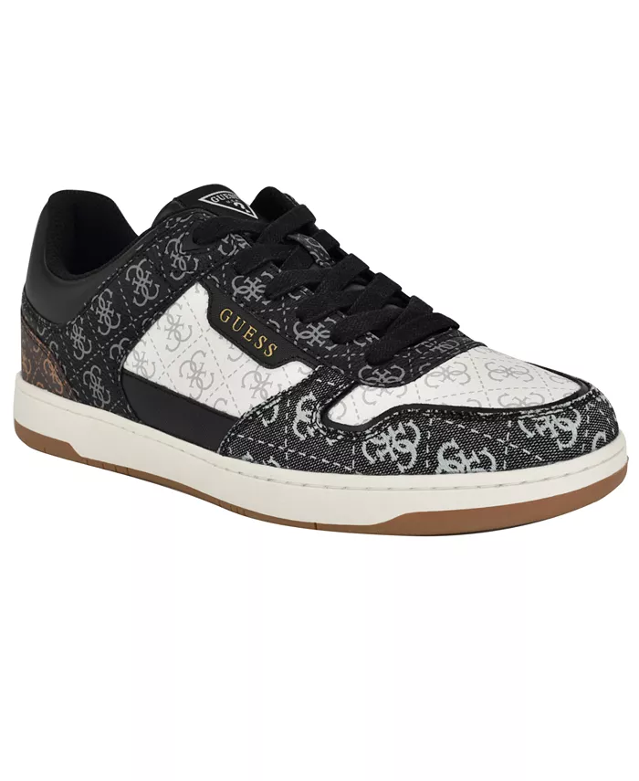 Мужские модные кроссовки Tirry Low Top на шнуровке GUESS, черный 
Мужские модные кроссовки Tirry Low Top на шнуровке GUESS, черный