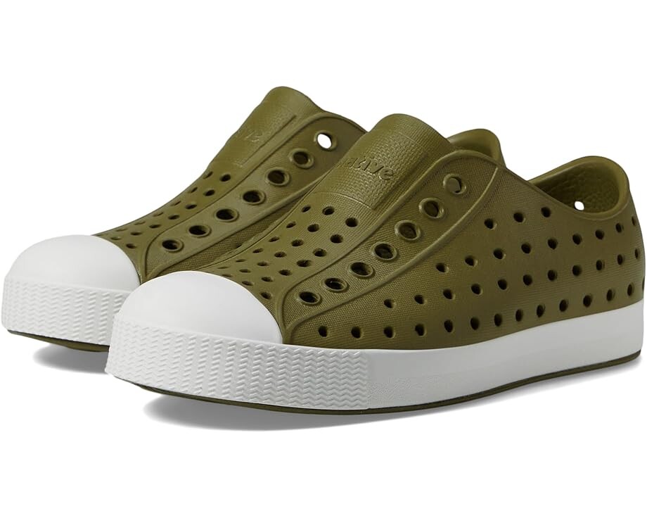 Кроссовки Native Shoes Kids Jefferson, цвет Rookie Green/Shell White
Кроссовки Native Shoes Kids Jefferson, цвет Rookie Green/Shell White