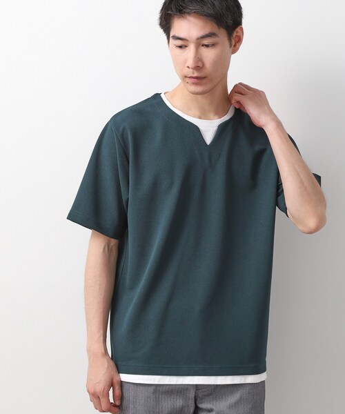 THE SHOP TK Футболка с короткими рукавами и воротником-стойкой из саржи, THE SHOP TK
THE SHOP TK Футболка с короткими рукавами и воротником-стойкой из саржи, THE SHOP TK