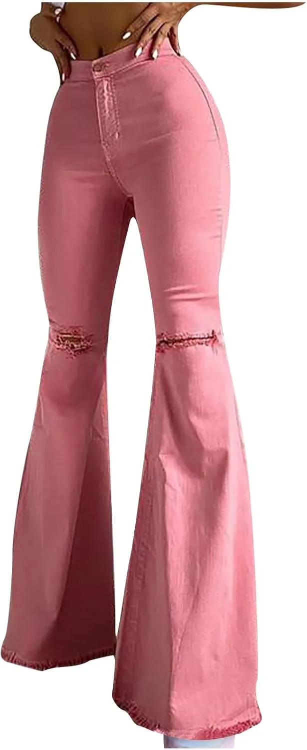 Женские джинсы Bell Bottom с завышенной талией, Slim Fit, Stretch, Bootcut, Vintage Wash Uillui
Женские джинсы Bell Bottom с завышенной талией, Slim Fit, Stretch, Bootcut, Vintage Wash Uillui