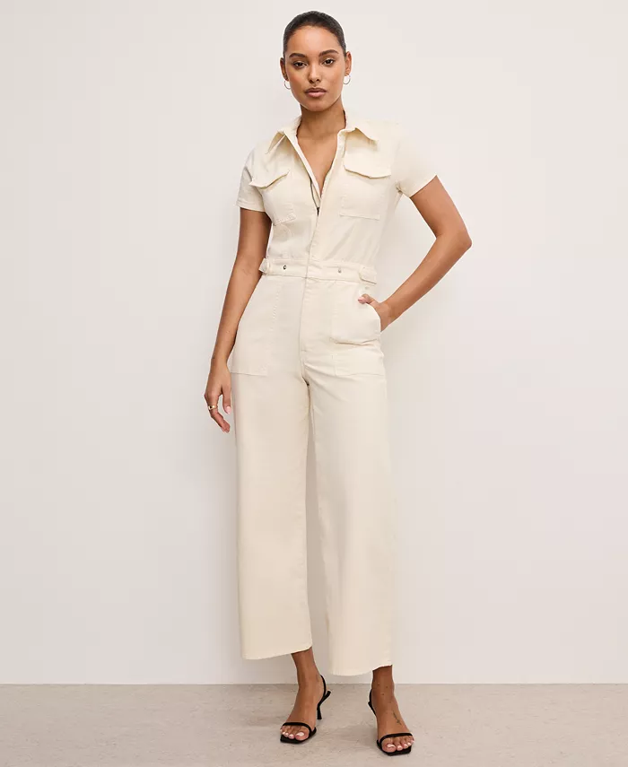 Женский укороченный комбинезон Palazzo из твила Fit For Success Good American, коричневый/бежевый
Женский укороченный комбинезон Palazzo из твила Fit For Success Good American, коричневый/бежевый