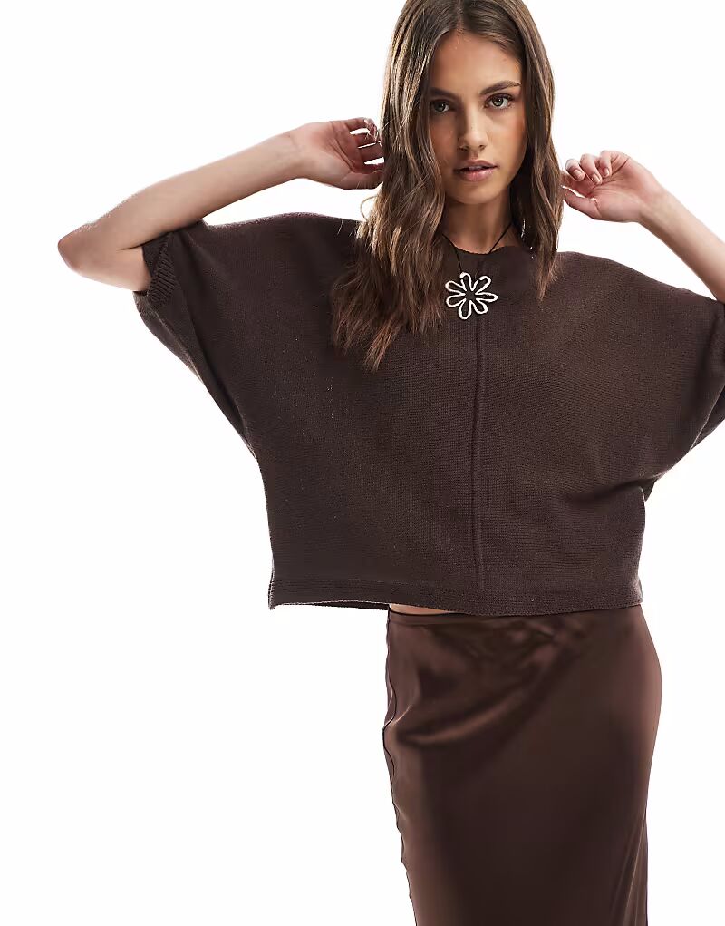 Футболка со свободными швами шоколадного цвета Asos Design, Коричневый, Футболка со свободными швами шоколадного цвета Asos Design
Футболка со свободными швами шоколадного цвета Asos Design, Коричневый, Футболка со свободными швами шоколадного цвета Asos Design