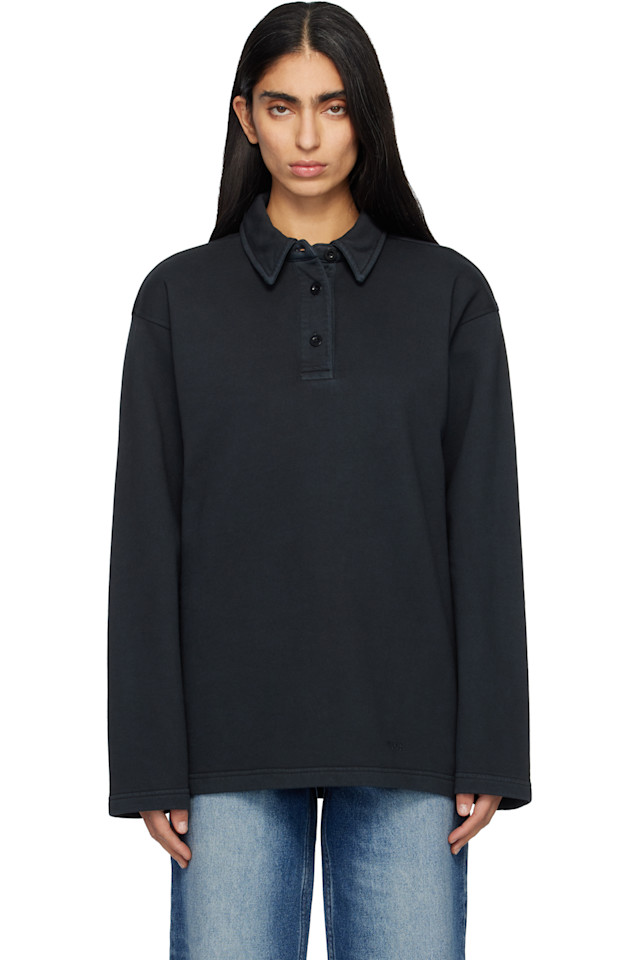 Поло с длинными рукавами A.P.C., черный
Поло с длинными рукавами A.P.C., черный