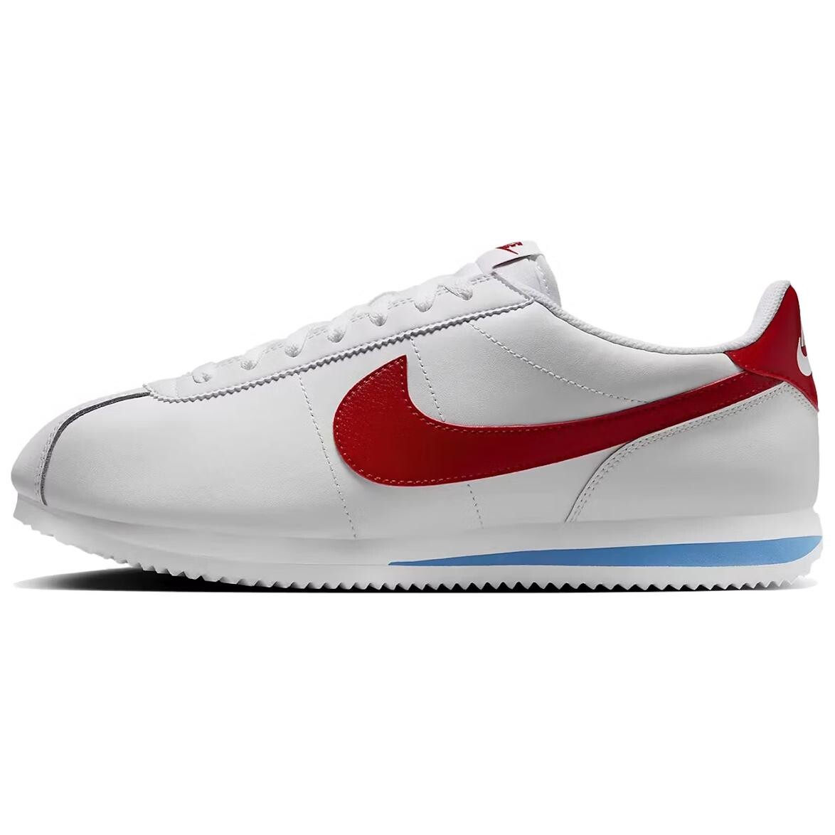Кроссовки мужские Cortez Forrest Gump 2024 Nike, белый/синий/красный 
Кроссовки мужские Cortez Forrest Gump 2024 Nike, белый/синий/красный