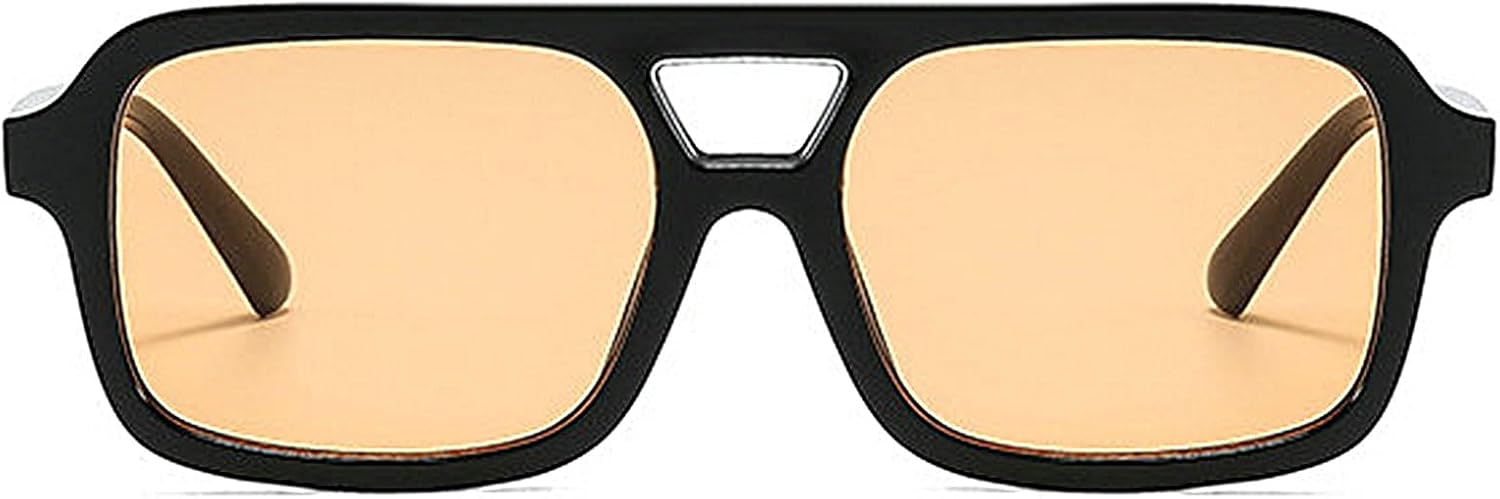 Солнцезащитные очки COTIA Square Double Bridge для женщин и мужчин, модные, в стиле «пилот», винтажные, классические, прямоугольные, для активного отдыха, модель W38, Black Orange
Солнцезащитные очки COTIA Square Double Bridge для женщин и мужчин, модные, в стиле «пилот», винтажные, классические, прямоугольные, для активного отдыха, модель W38, Black Orange