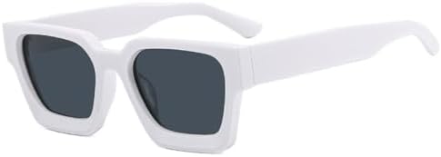 Квадратные винтажные солнцезащитные очки для мужчин, модные панк-ретро солнцезащитные очки для женщин, очки для вождения, мужские очки с защитой от УФ-излучения UV400 MTZJH, White Gray
Квадратные винтажные солнцезащитные очки для мужчин, модные панк-ретро солнцезащитные очки для женщин, очки для вождения, мужские очки с защитой от УФ-излучения UV400 MTZJH, White Gray