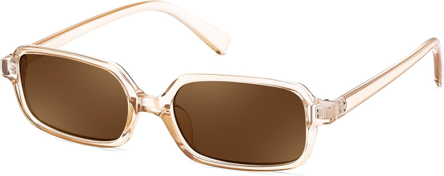 Солнцезащитные очки FEISEDY прямоугольной формы для женщин и мужчин, женские солнцезащитные очки в стиле 90-х, маленькая узкая оправа, модный винтажный стиль, артикул B9167, Champagne Frame Brown Lens
Солнцезащитные очки FEISEDY прямоугольной формы для женщин и мужчин, женские солнцезащитные очки в стиле 90-х, маленькая узкая оправа, модный винтажный стиль, артикул B9167, Champagne Frame Brown Lens