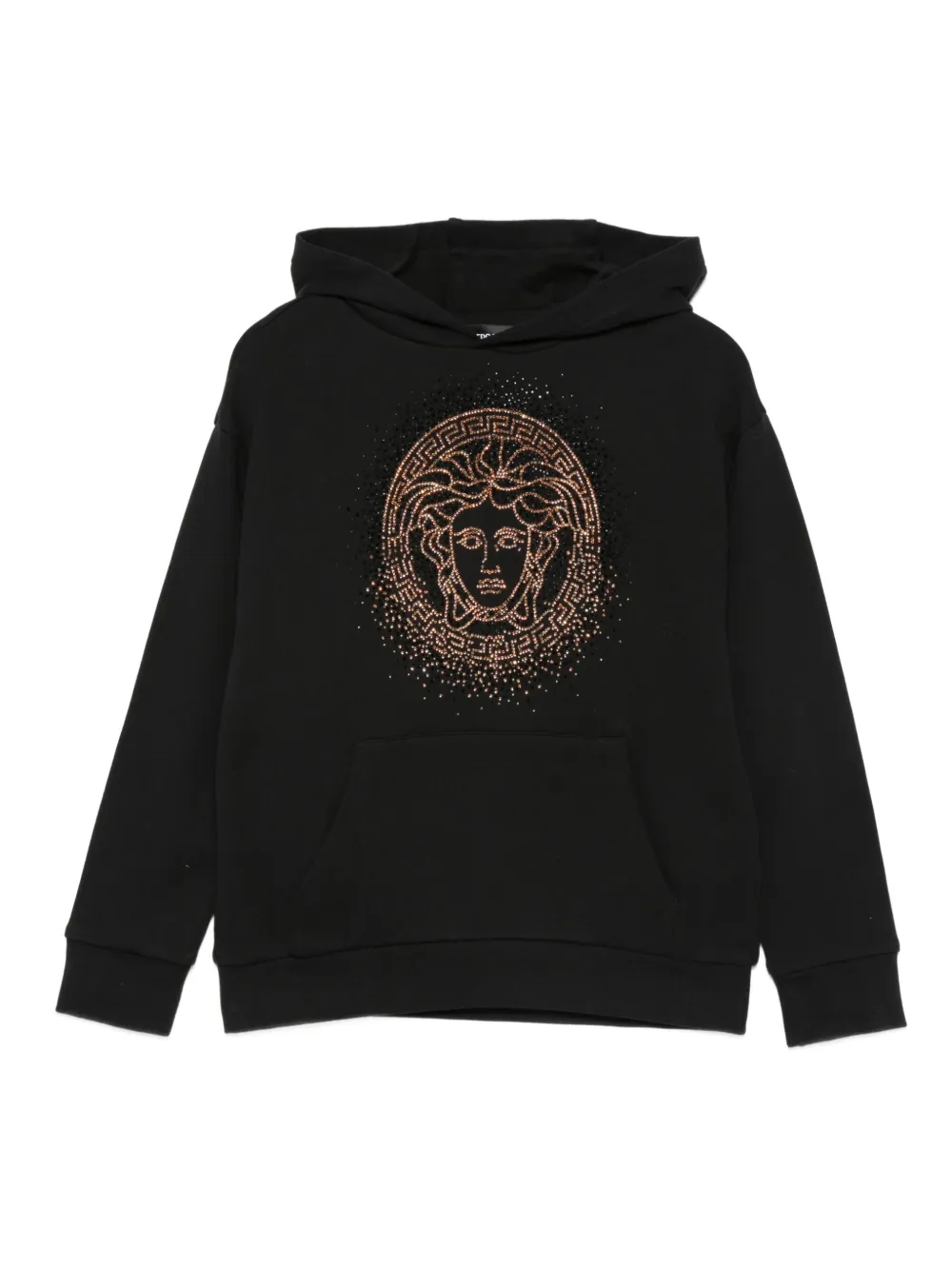 Худи с кристаллами и декором Medusa Versace Kids, черный
Худи с кристаллами и декором Medusa Versace Kids, черный
