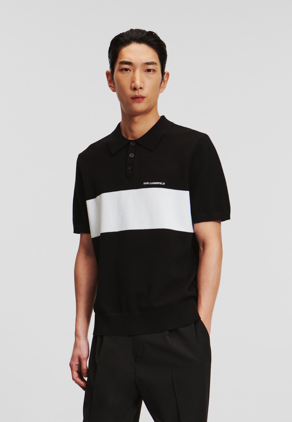 Рубашка поло KARL LAGERFELD, пестрый черный
Рубашка поло KARL LAGERFELD, пестрый черный