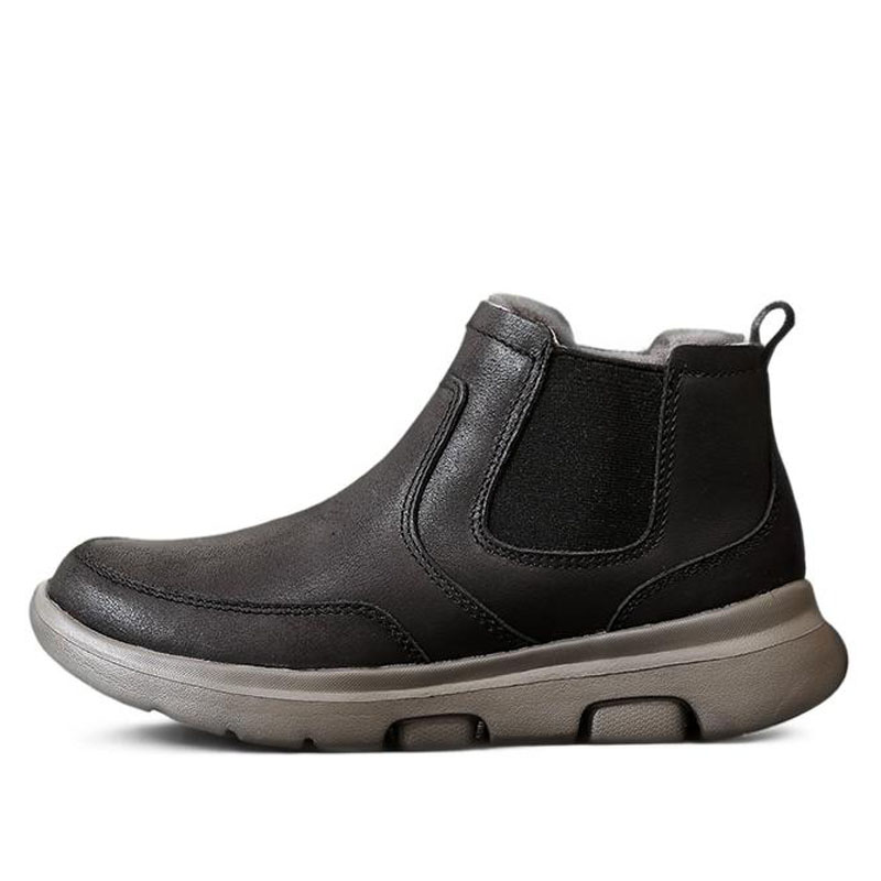 Devanro Короткие мужские ботинки челси, черные
Devanro Короткие мужские ботинки челси, черные