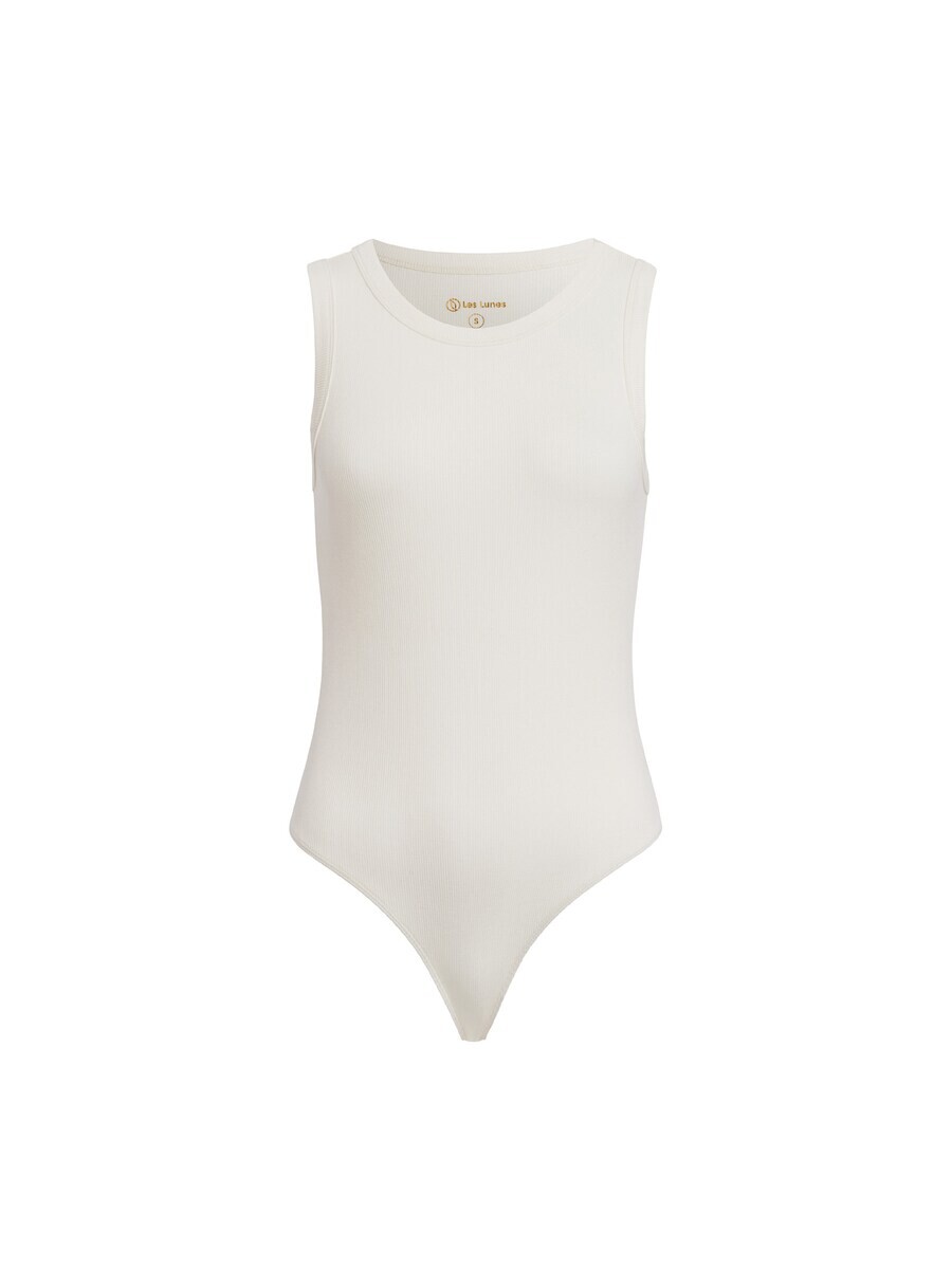 Классический топ Les Lunes Shirt Bodysuit Chloee, белый 
Классический топ Les Lunes Shirt Bodysuit Chloee, белый