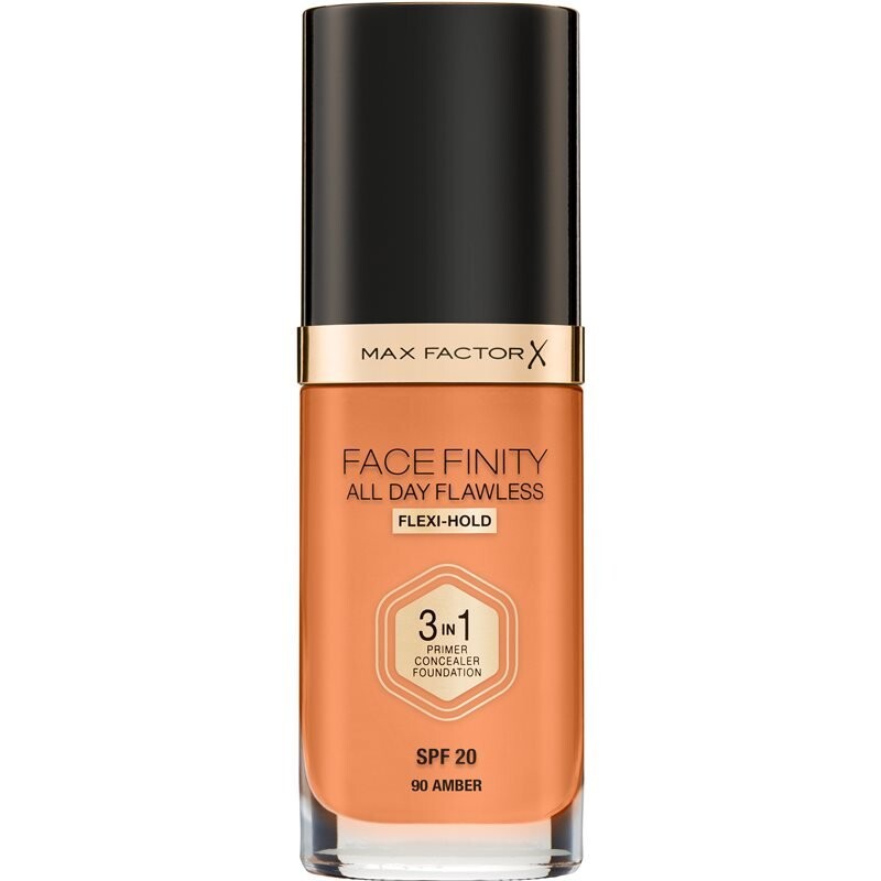 Max Factor Facefinity All Day Flawless стойкий тональный крем SPF 20 оттенок 90 Янтарный 30 мл Inna Marka