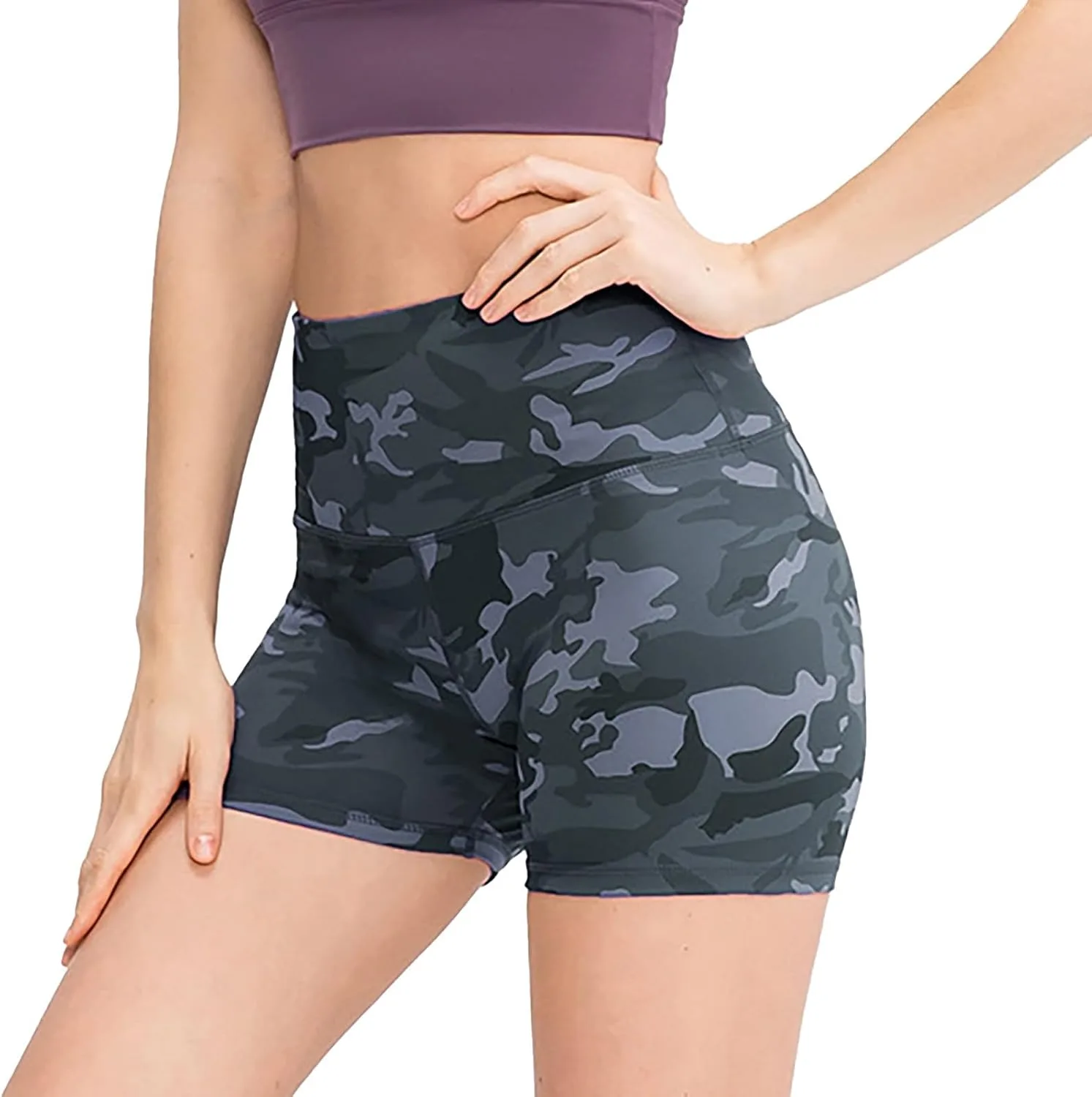 Женские шорты для бега и тренировок, высокие, с принтом
Женские шорты для бега и тренировок, высокие, с принтом