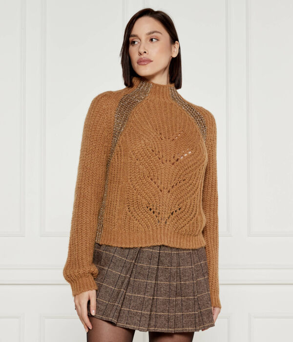 Свитер женский Liu Jo крупной вязки, коричневый
Свитер женский Liu Jo крупной вязки, коричневый