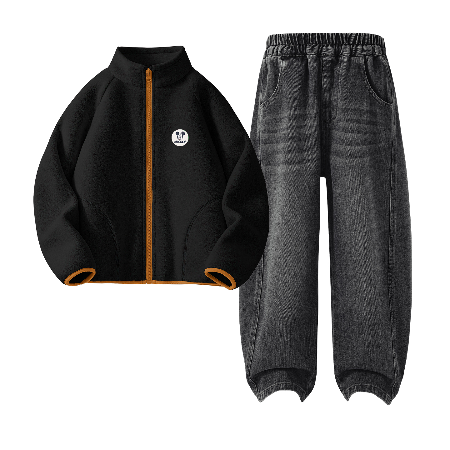 Детская повседневная спортивная одежда Disney, Didi Zhong Round Hook-And-Loop K Black+Solid Color Black
Детская повседневная спортивная одежда Disney, Didi Zhong Round Hook-And-Loop K Black+Solid Color Black