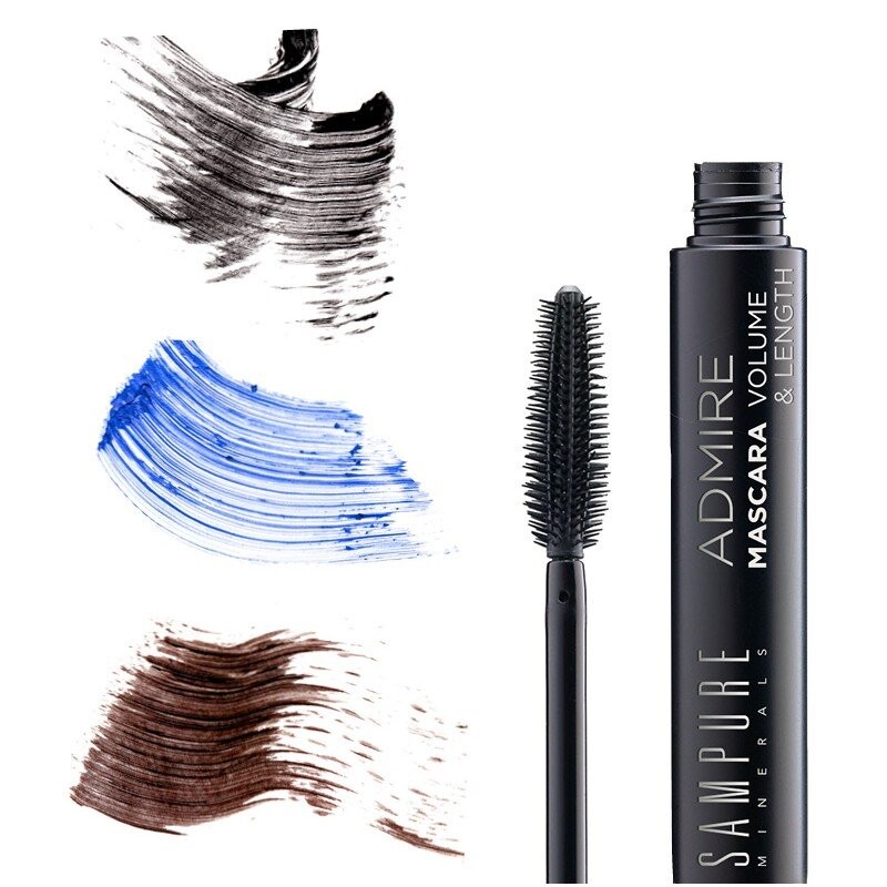 Sampure Minerals, Admire, синяя тушь для ресниц
Sampure Minerals, Admire, синяя тушь для ресниц