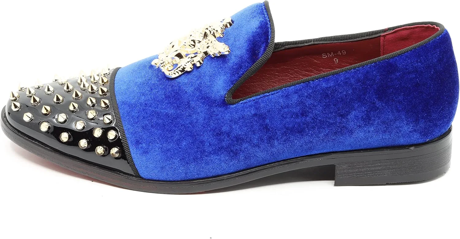 Мужские модные бархатные туфли-слипоны Metrocharm SM-49 с острым носком, синий
Мужские модные бархатные туфли-слипоны Metrocharm SM-49 с острым носком, синий