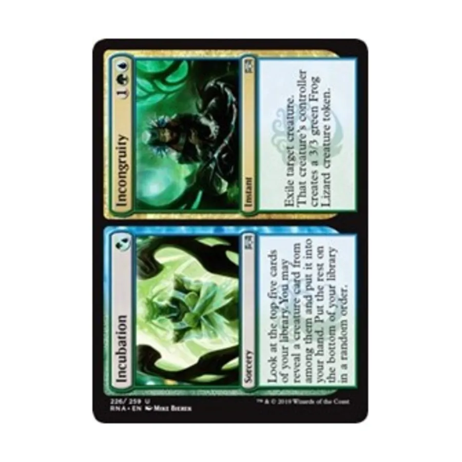 CCG Инкубация // Несоответствие (U), MTG - Ravnica Allegiance
CCG Инкубация // Несоответствие (U), MTG - Ravnica Allegiance