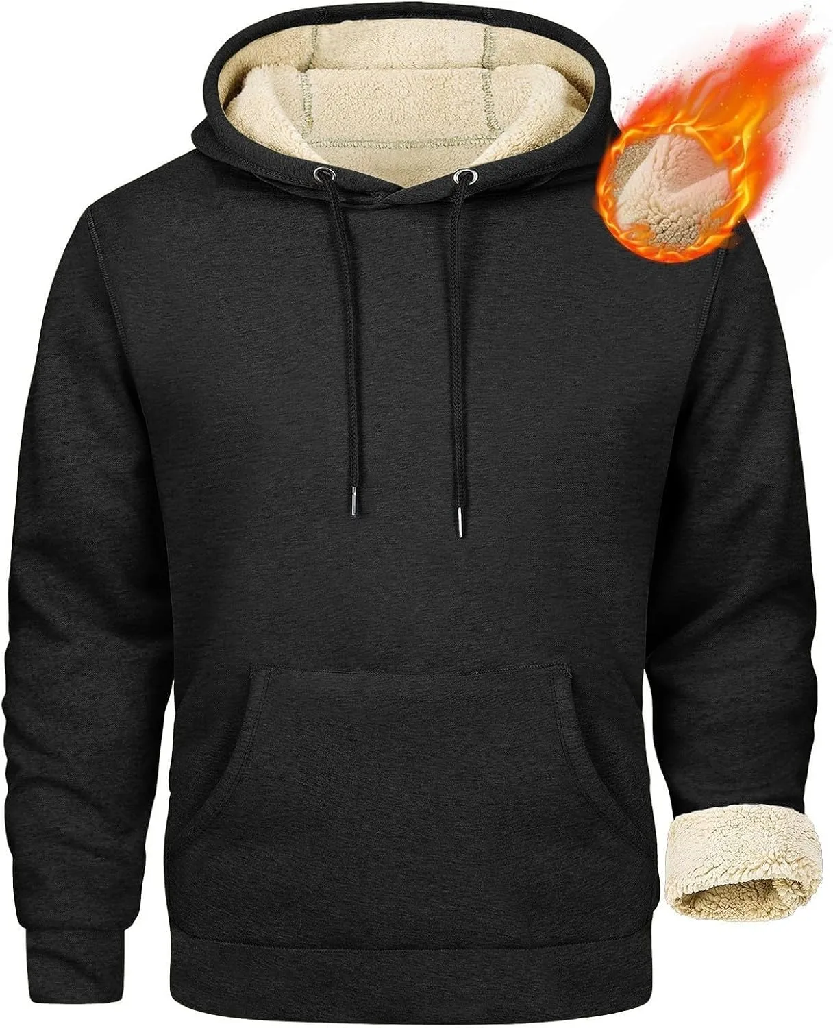 Мужская толстовка Sherpa с капюшоном на шнурке Wankang
Мужская толстовка Sherpa с капюшоном на шнурке Wankang