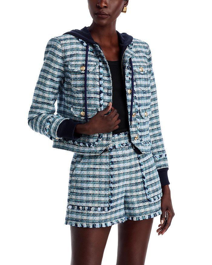 Матильда Твид Эмери Куртка с капюшоном Cinq à Sept, синий
Матильда Твид Эмери Куртка с капюшоном Cinq à Sept, синий