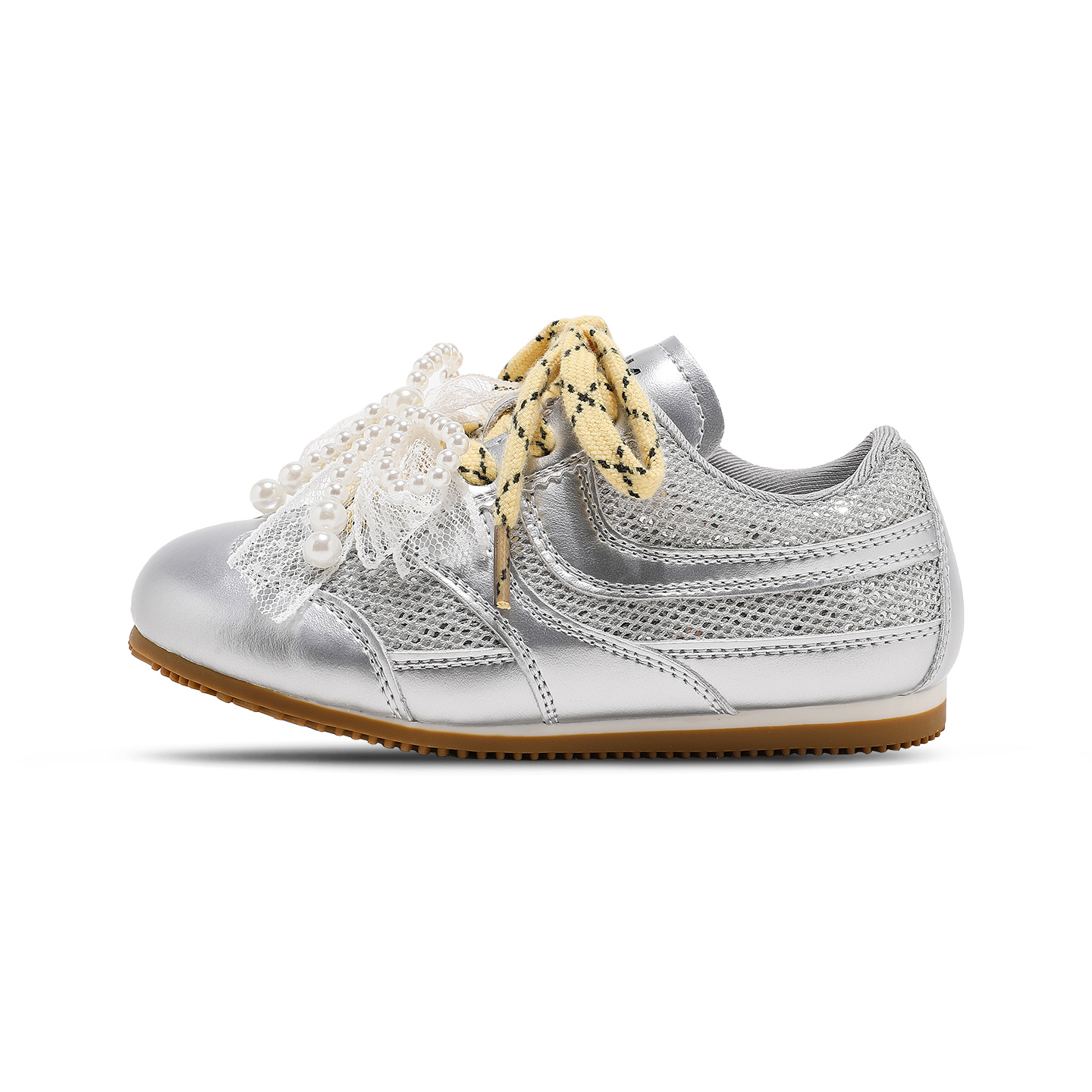 Детская повседневная обувь для детей ASK, серебряный 
Детская повседневная обувь для детей ASK, серебряный