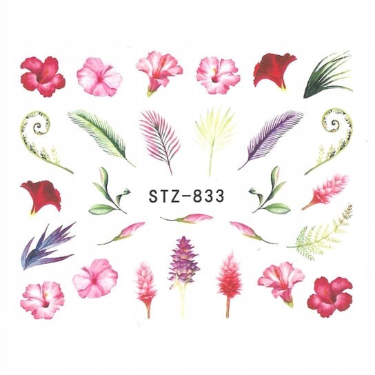 Наклейка для ногтей с цветами и водой, Inna marka
Наклейка для ногтей с цветами и водой, Inna marka