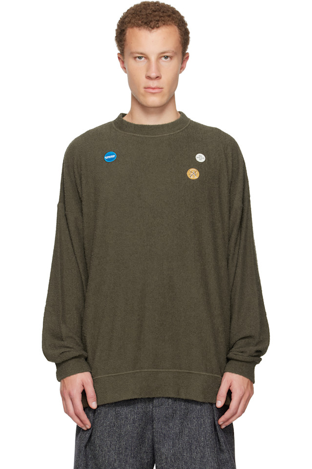 Свитер Up2E4801 Undercover, хаки
Свитер Up2E4801 Undercover, хаки