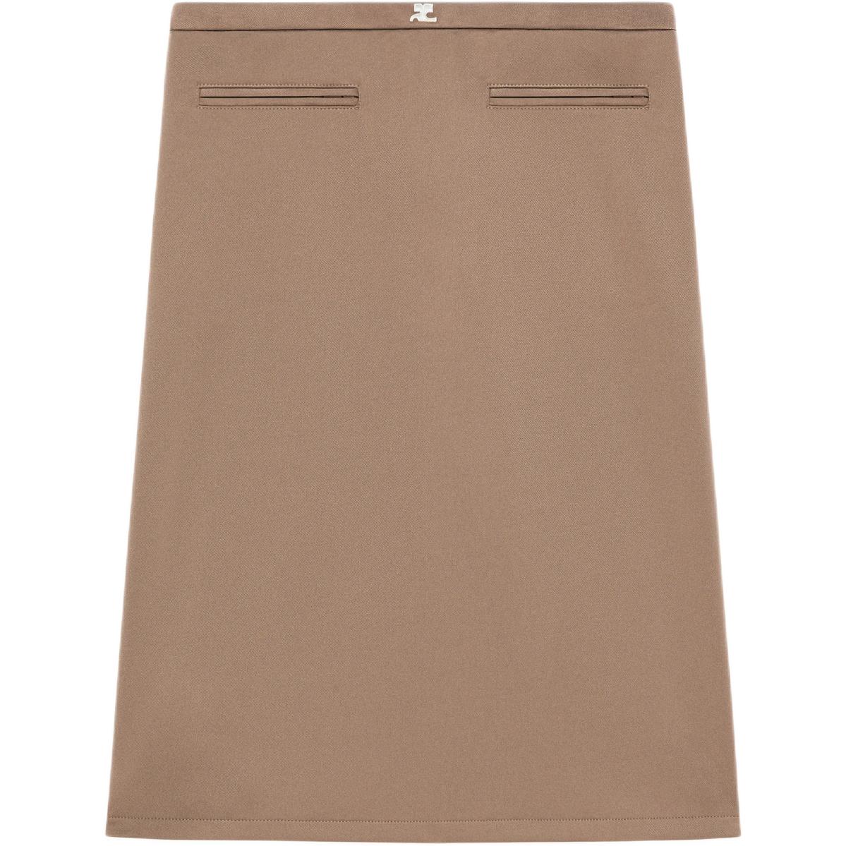 Прямой карандаш юбка COURREGES, мокко
Прямой карандаш юбка COURREGES, мокко