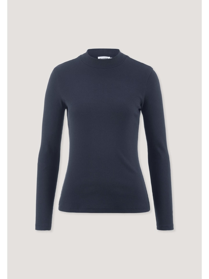 Hessnatur Приталенная футболка в рубчик с длинными рукавами, темно-синего цвета
Hessnatur Приталенная футболка в рубчик с длинными рукавами, темно-синего цвета