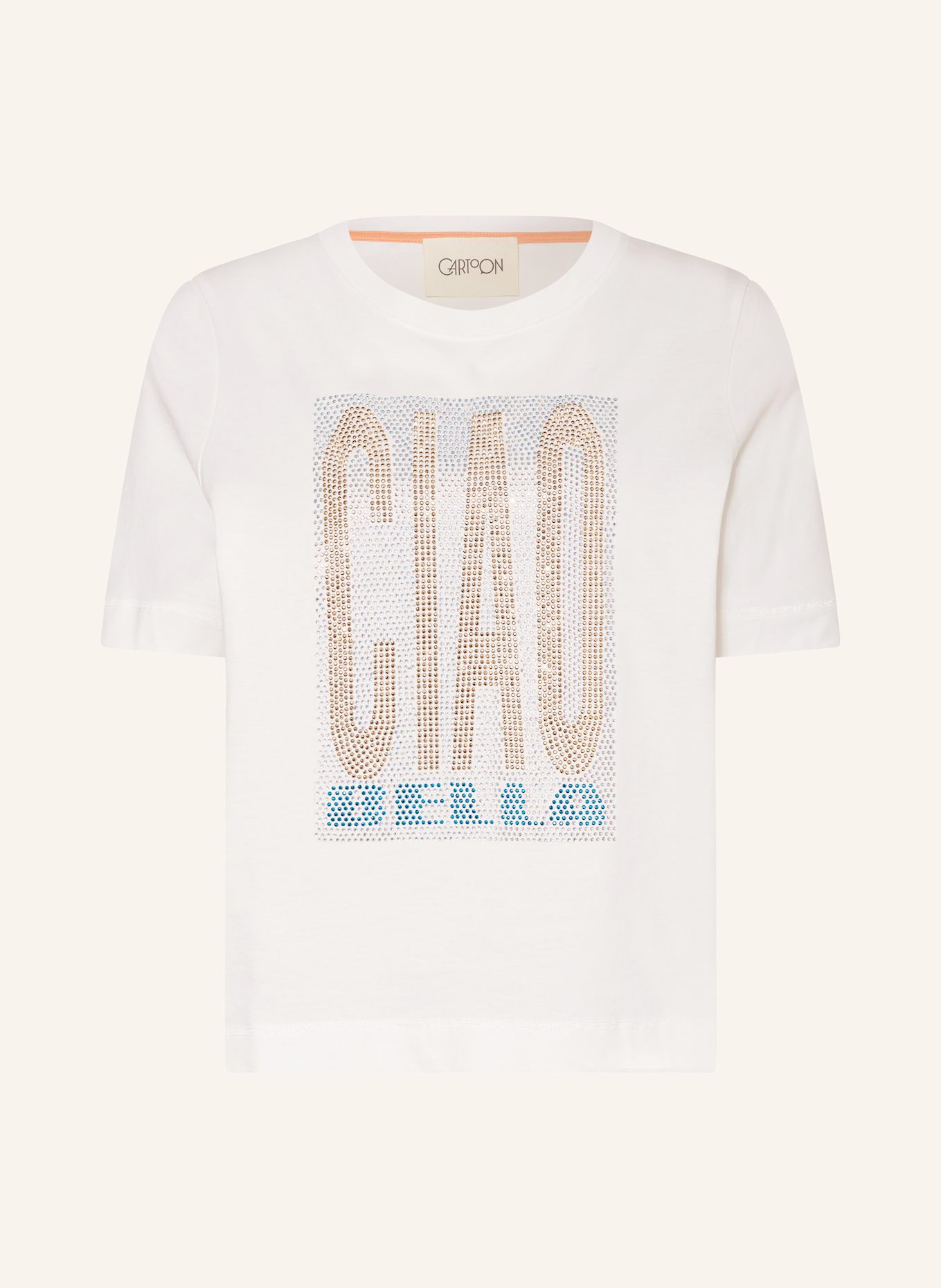 Футболка с драгоценными камнями Cartoon, белый
Футболка с драгоценными камнями Cartoon, белый