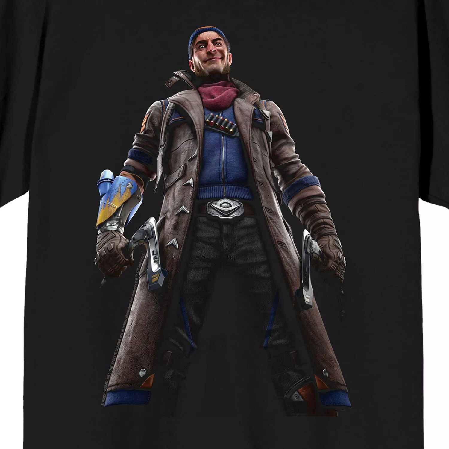 Мужская футболка с рисунком капитана отряда самоубийц DC Comics
Мужская футболка с рисунком капитана отряда самоубийц DC Comics