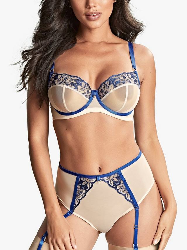 Розовые подтяжки-трусики Panache, Cobalt/Latte
Розовые подтяжки-трусики Panache, Cobalt/Latte