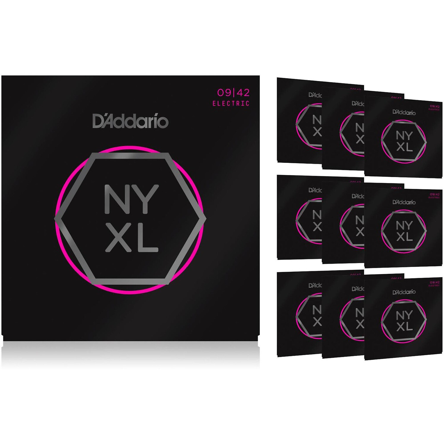 D'Addario NYXL0942 Super Light, набор из 10 струн для электрогитары
D'Addario NYXL0942 Super Light, набор из 10 струн для электрогитары