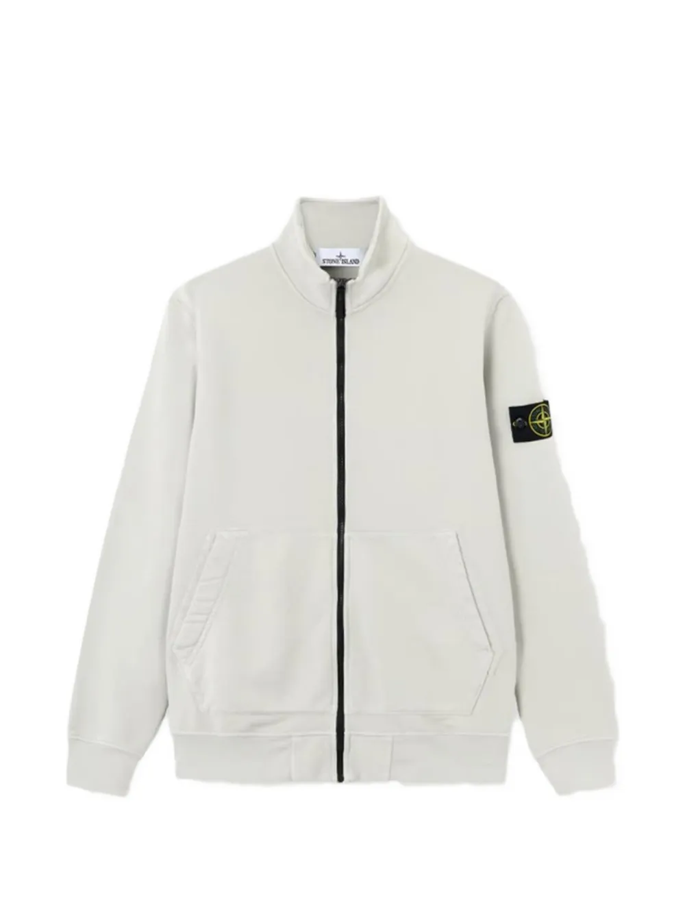 Свитшот с молнией и воротником-стойкой Stone Island, бежевый
Свитшот с молнией и воротником-стойкой Stone Island, бежевый