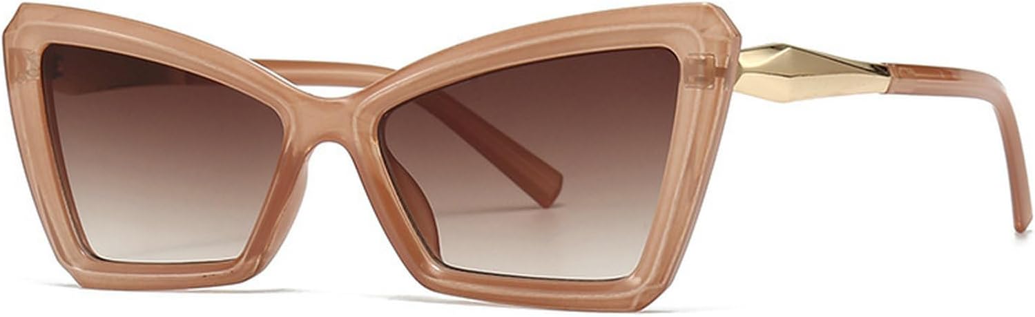 COTIA 2023 Модные солнцезащитные очки «кошачий глаз» для женщин, градиентный дизайн, ретро-стиль, трендовые солнцезащитные очки с защитой от УФ-излучения UV400, Champagne
COTIA 2023 Модные солнцезащитные очки «кошачий глаз» для женщин, градиентный дизайн, ретро-стиль, трендовые солнцезащитные очки с защитой от УФ-излучения UV400, Champagne