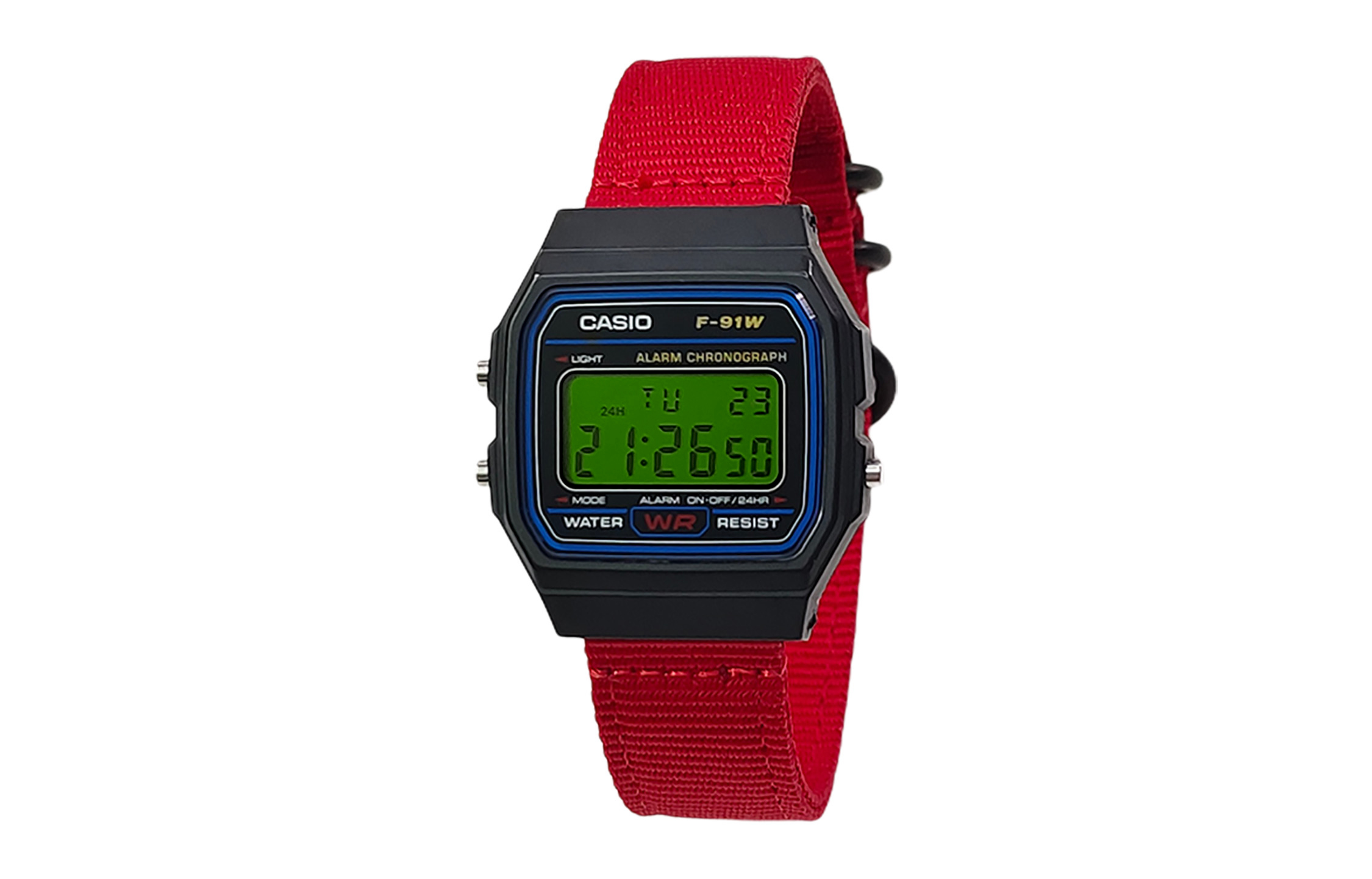 CASIO Мужские часы Retrofit Series с кварцевым механизмом и нейлоновым ремешком, черный циферблат
CASIO Мужские часы Retrofit Series с кварцевым механизмом и нейлоновым ремешком, черный циферблат