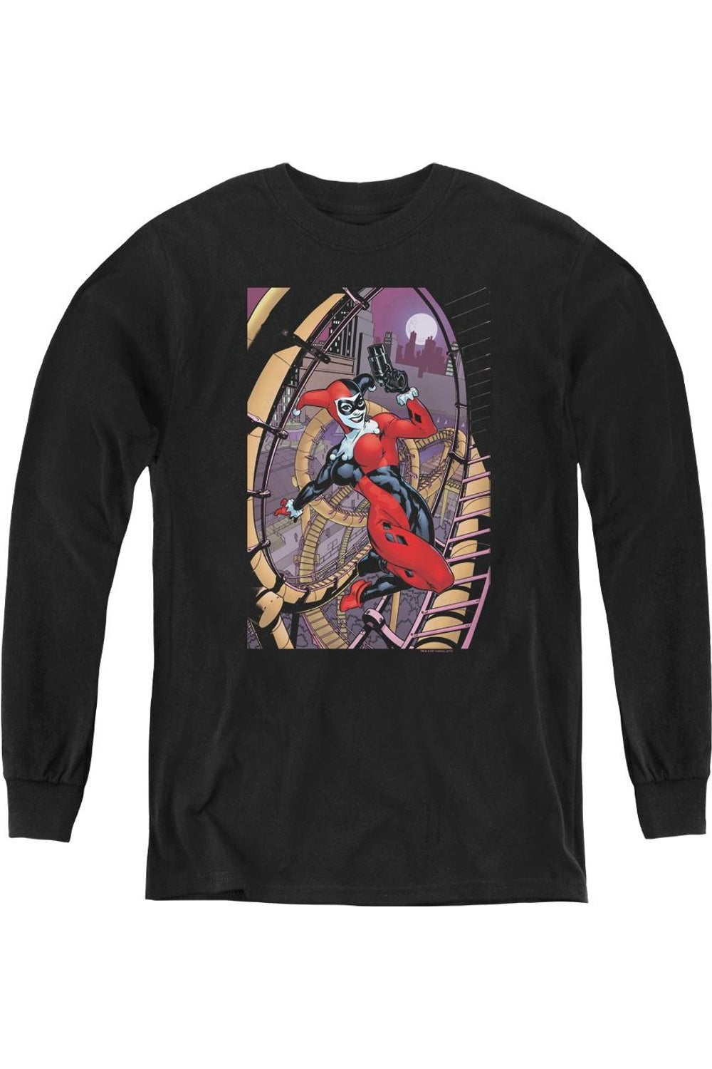 Футболка с длинным рукавом Batman Harley для подростков Gildan, черный
Футболка с длинным рукавом Batman Harley для подростков Gildan, черный