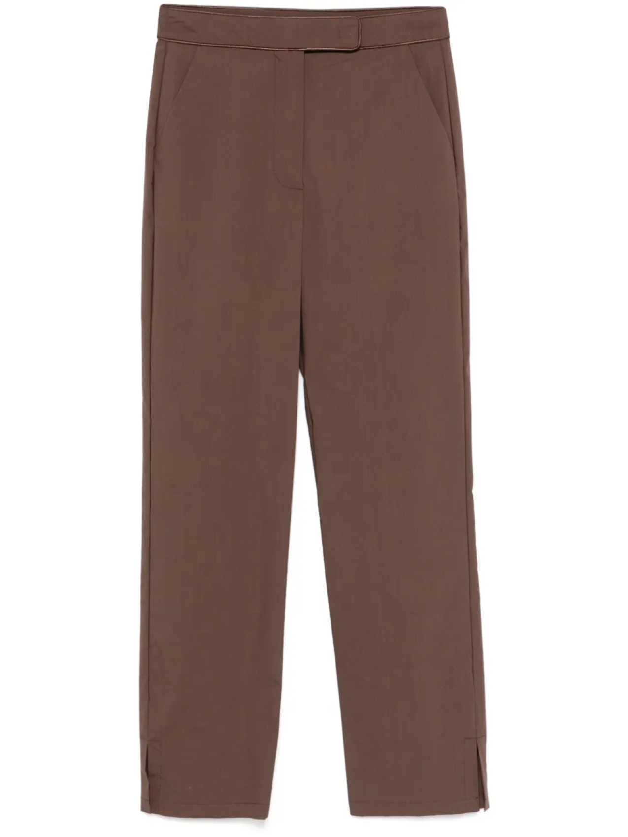 Patrizia Pepe брюки с разрезами, коричневый
Patrizia Pepe брюки с разрезами, коричневый