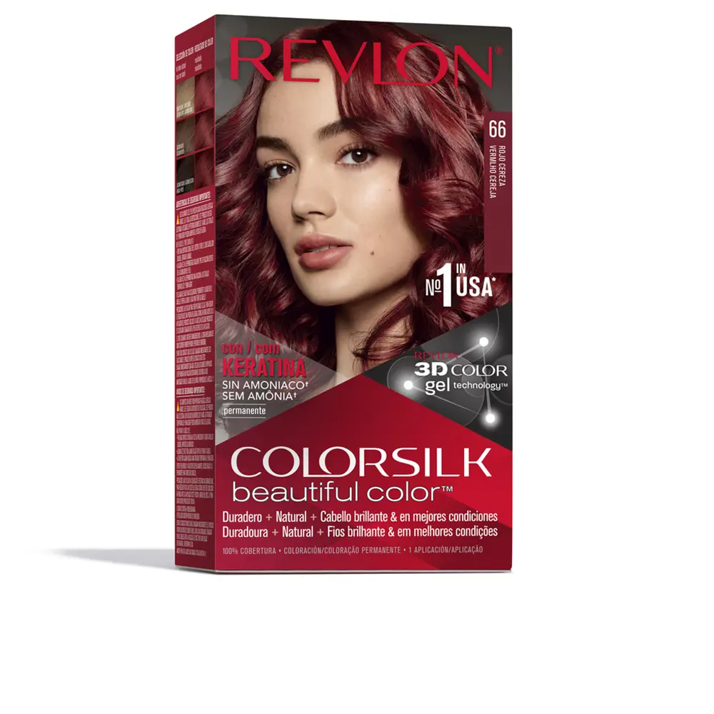 Краска для волос Colorsilk tinte Revlon Mass Market, цвет 66-cherry red, 1 шт.
Краска для волос Colorsilk tinte Revlon Mass Market, цвет 66-cherry red, 1 шт.