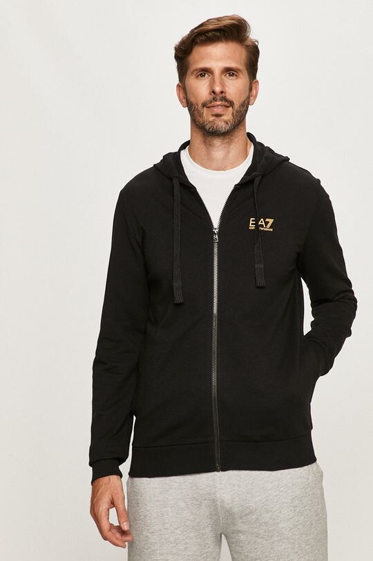 Хлопковая толстовка EA7 Emporio Armani, черный
Хлопковая толстовка EA7 Emporio Armani, черный