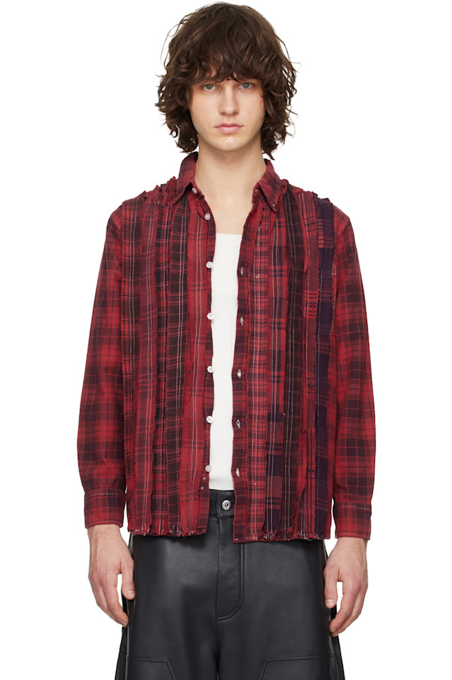 Рубашка из фланели с лентой Needles, красный
Рубашка из фланели с лентой Needles, красный