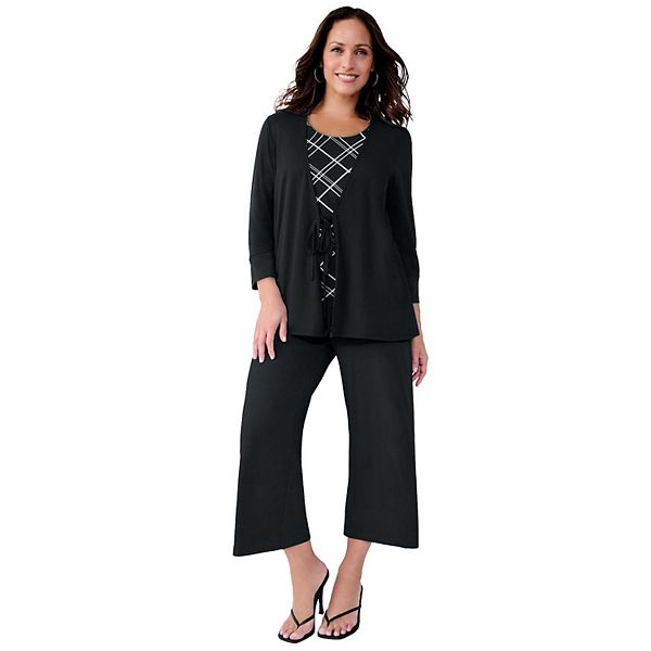 Женская плюс сайз 2-в-1 туника с наслоением Jessica London, Black Bias Stripe, Черный, Женская плюс сайз 2-в-1 туника с наслоением Jessica London, Black Bias Stripe
Женская плюс сайз 2-в-1 туника с наслоением Jessica London, Black Bias Stripe, Черный, Женская плюс сайз 2-в-1 туника с наслоением Jessica London, Black Bias Stripe